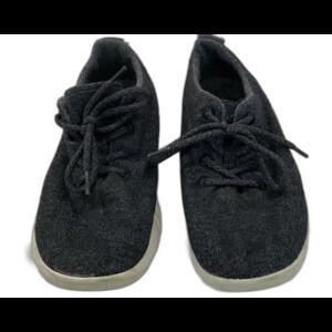 Allbirds Sneakers Men's Size 9M Light Gray Wool Runners Merlin's Wool Comfort